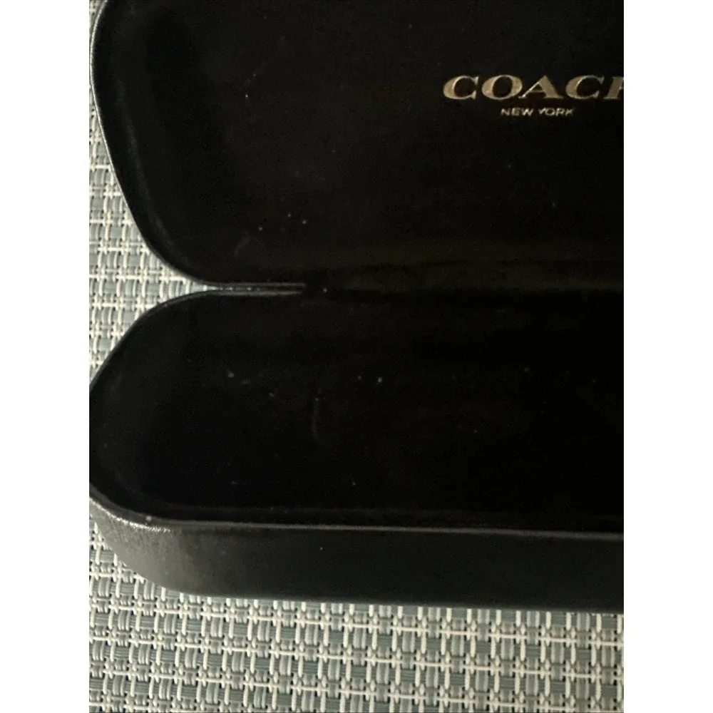 Coach New York Black Hard Eyeglasses Sunglasses Case Only